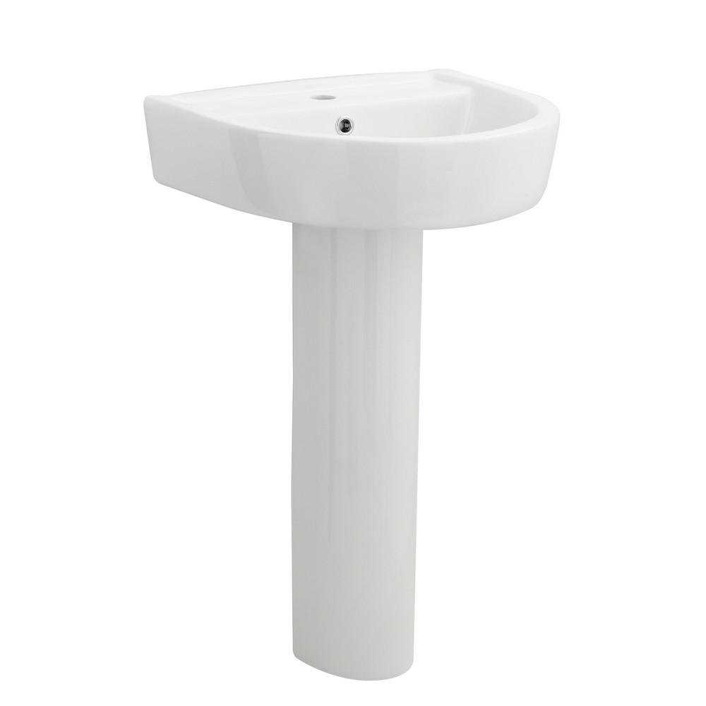 Nuie Provost 520mm Basin and Pedestal