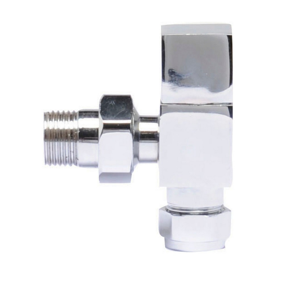 Nuie Pure Square Angled Radiator Valves Pair (1)