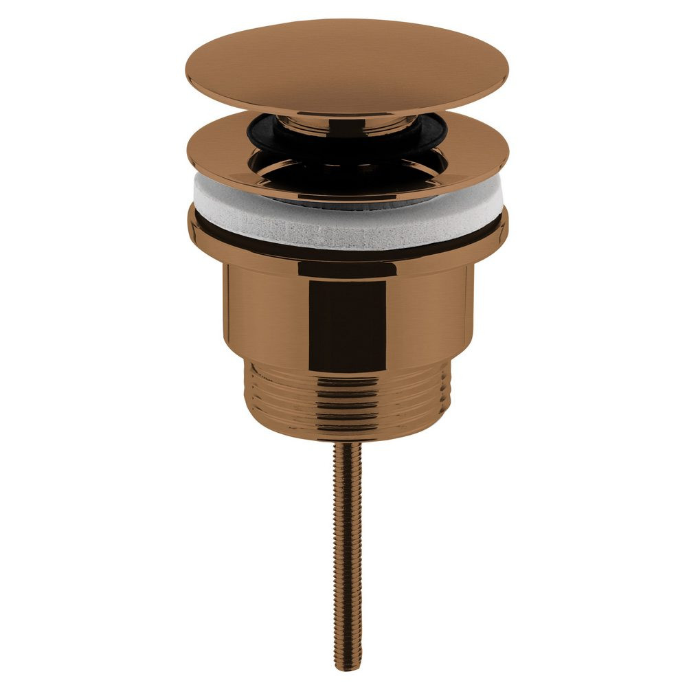 Nuie Push Button Universal Brushed Bronze Basin Waste