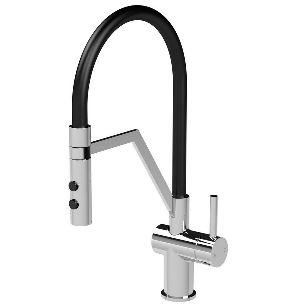 Nuie Ravi Mono Single Lever Kitchen Tap in Chrome
