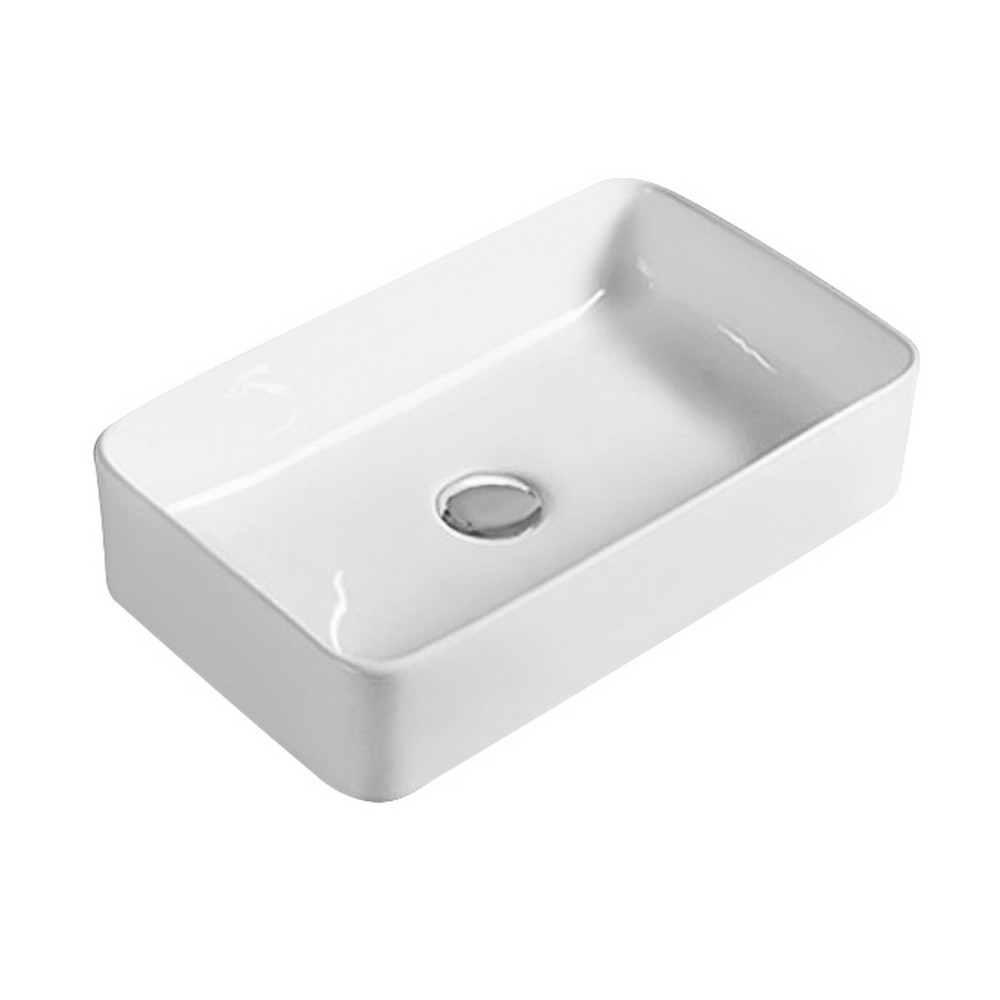 Nuie Rectangular Countertop 465mm Basin