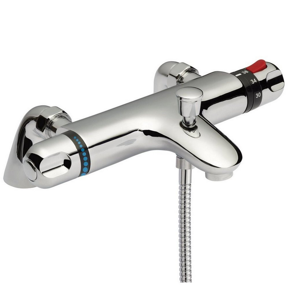 Nuie Reef Thermostatic Bath Shower Mixer in Chrome (1)