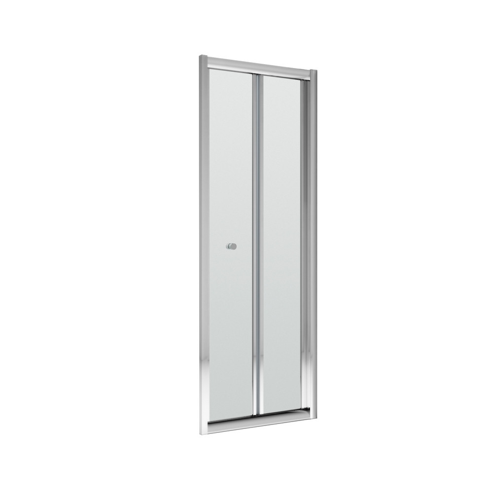 Nuie Rene 800mm Bifold Shower Door in Satin Chrome
