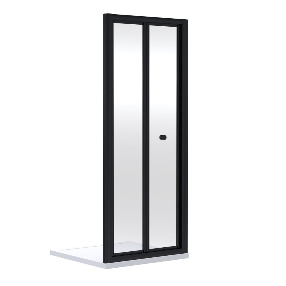 Nuie Rene 760mm Black Bifold Shower Door
