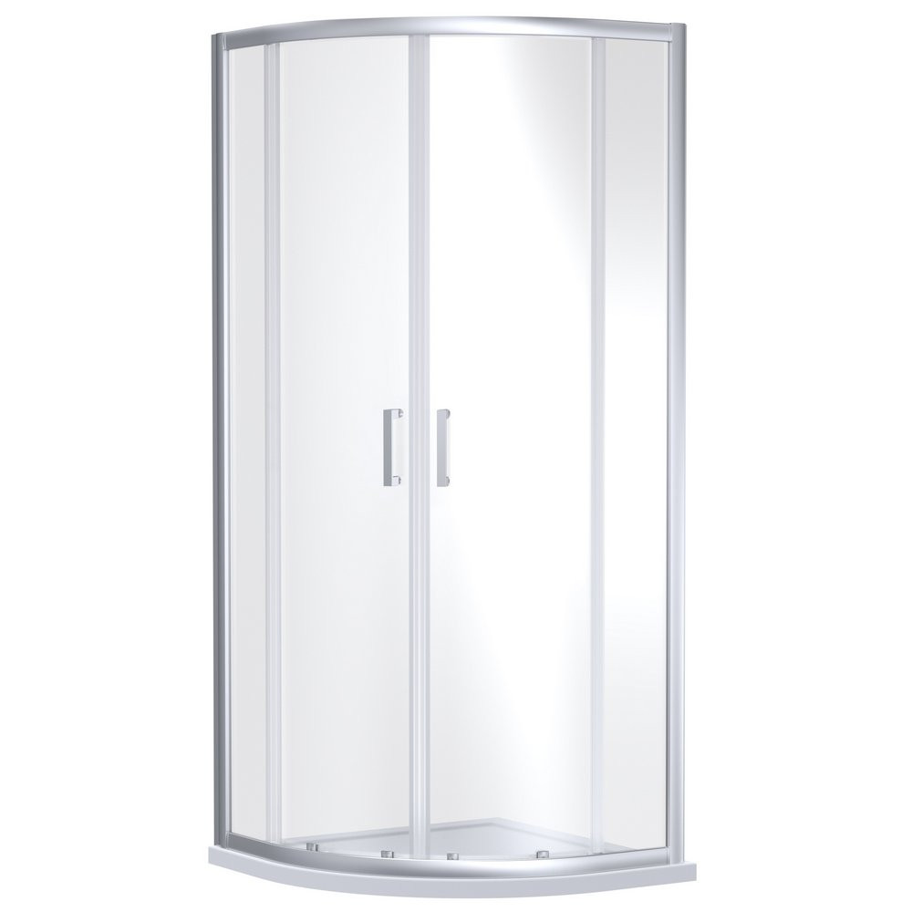 Nuie Rene 800mm Quadrant Shower Enclosure in Chrome