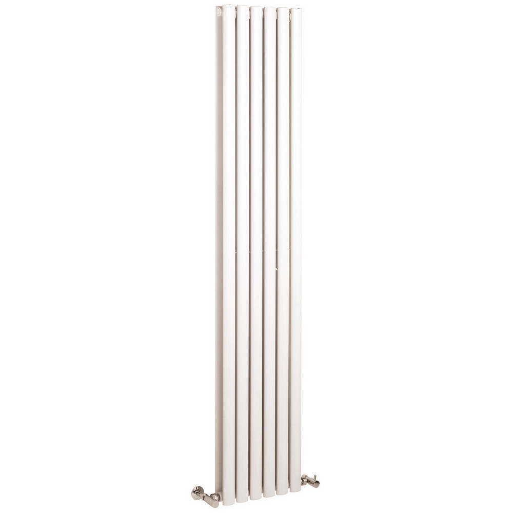 Nuie Revive Vertical Gloss White 1800 x 354mm Radiator Double Panel