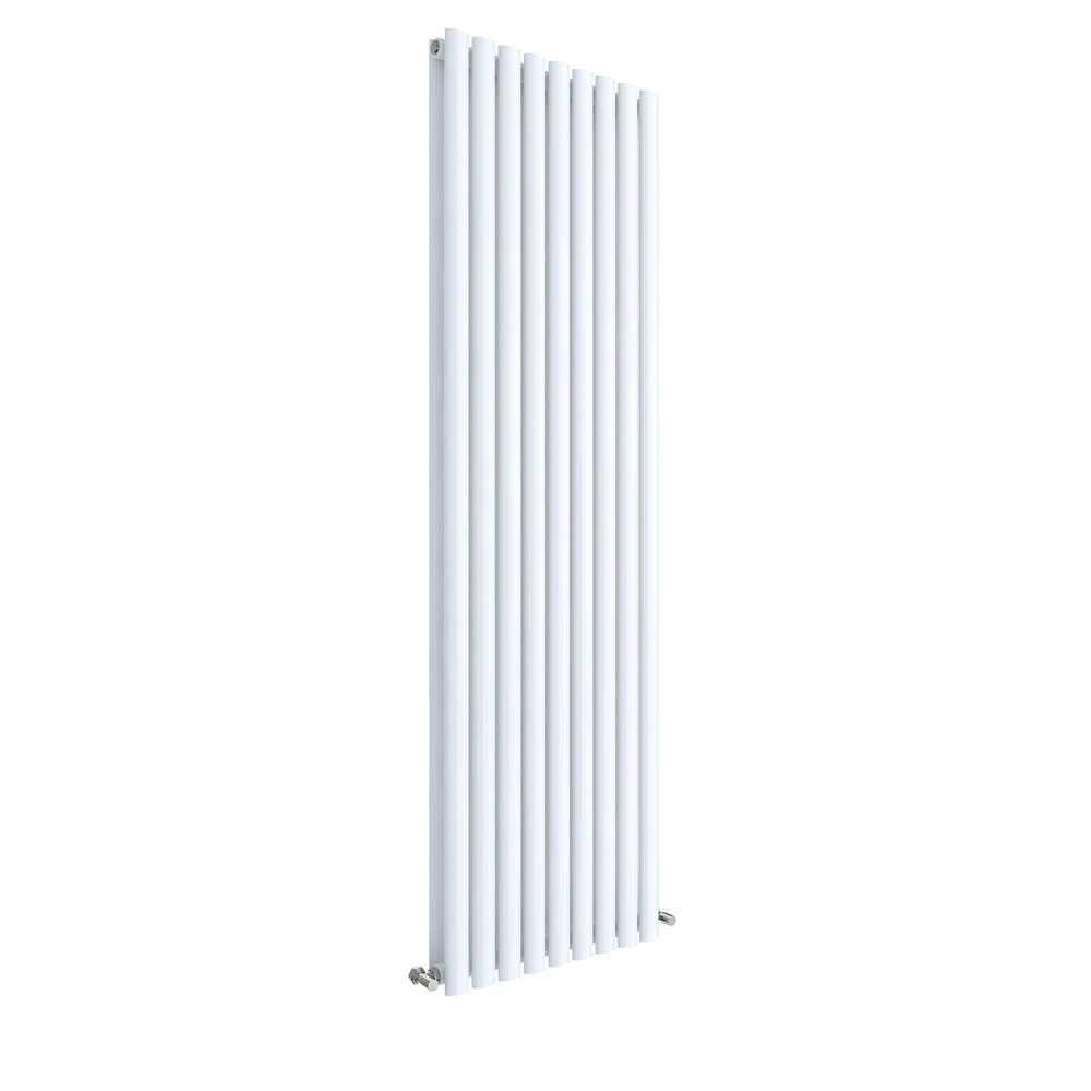 Nuie Revive Vertical Gloss White 1800 x 528mm Radiator Double Panel