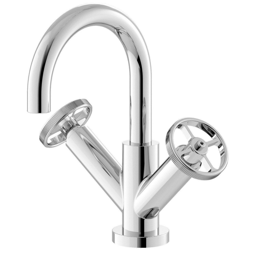 Nuie Revolution Chrome Mono Basin Mixer with Waste