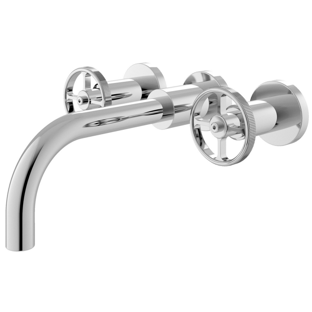 Nuie Revolution Chrome Wall Mounted Basin Mixer