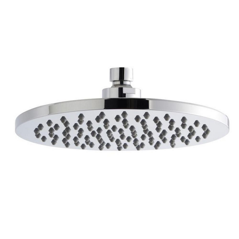 Nuie Round 200mm Fixed Shower Head in Chrome (1)