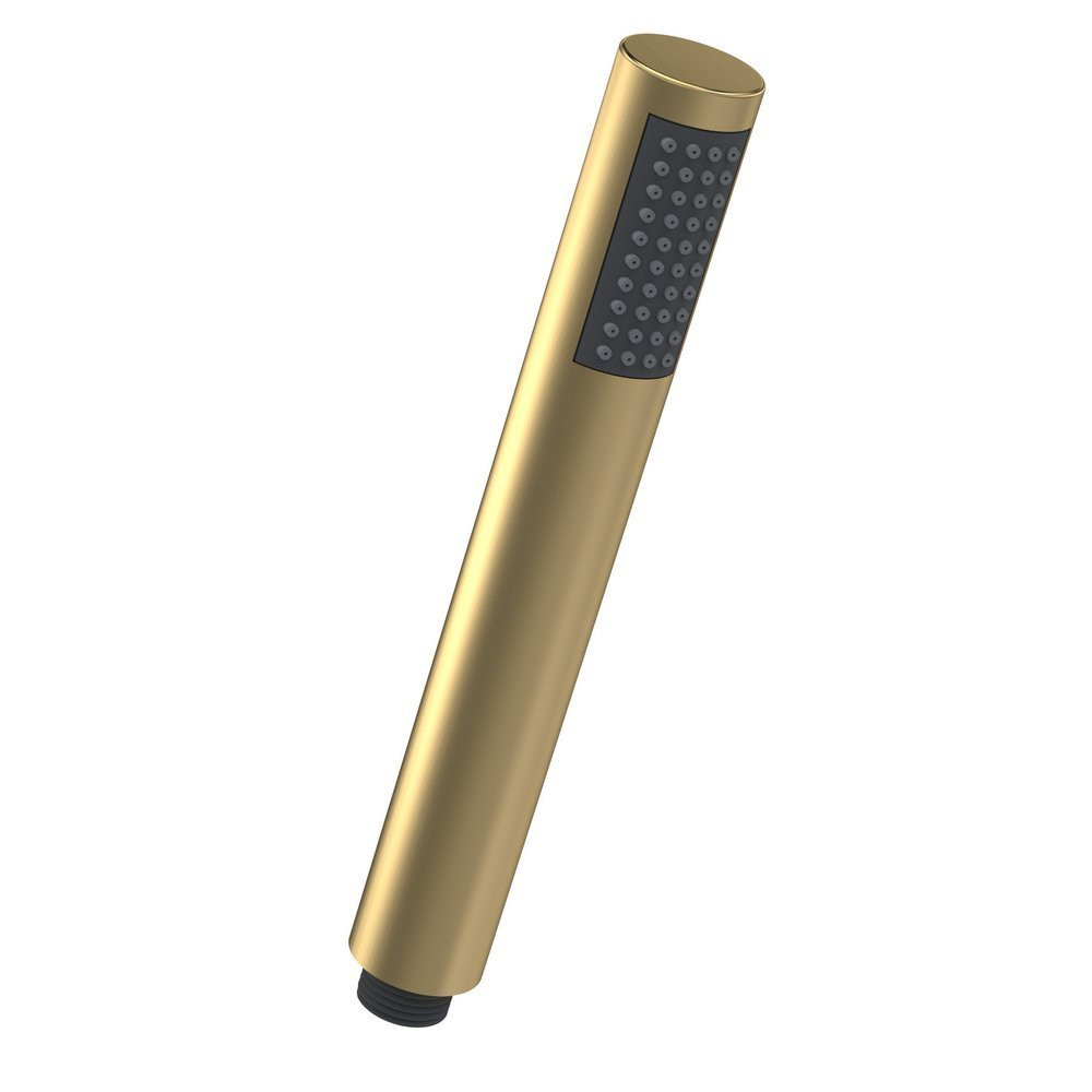 Nuie Round Easy Clean Brushed Brass Shower Handset