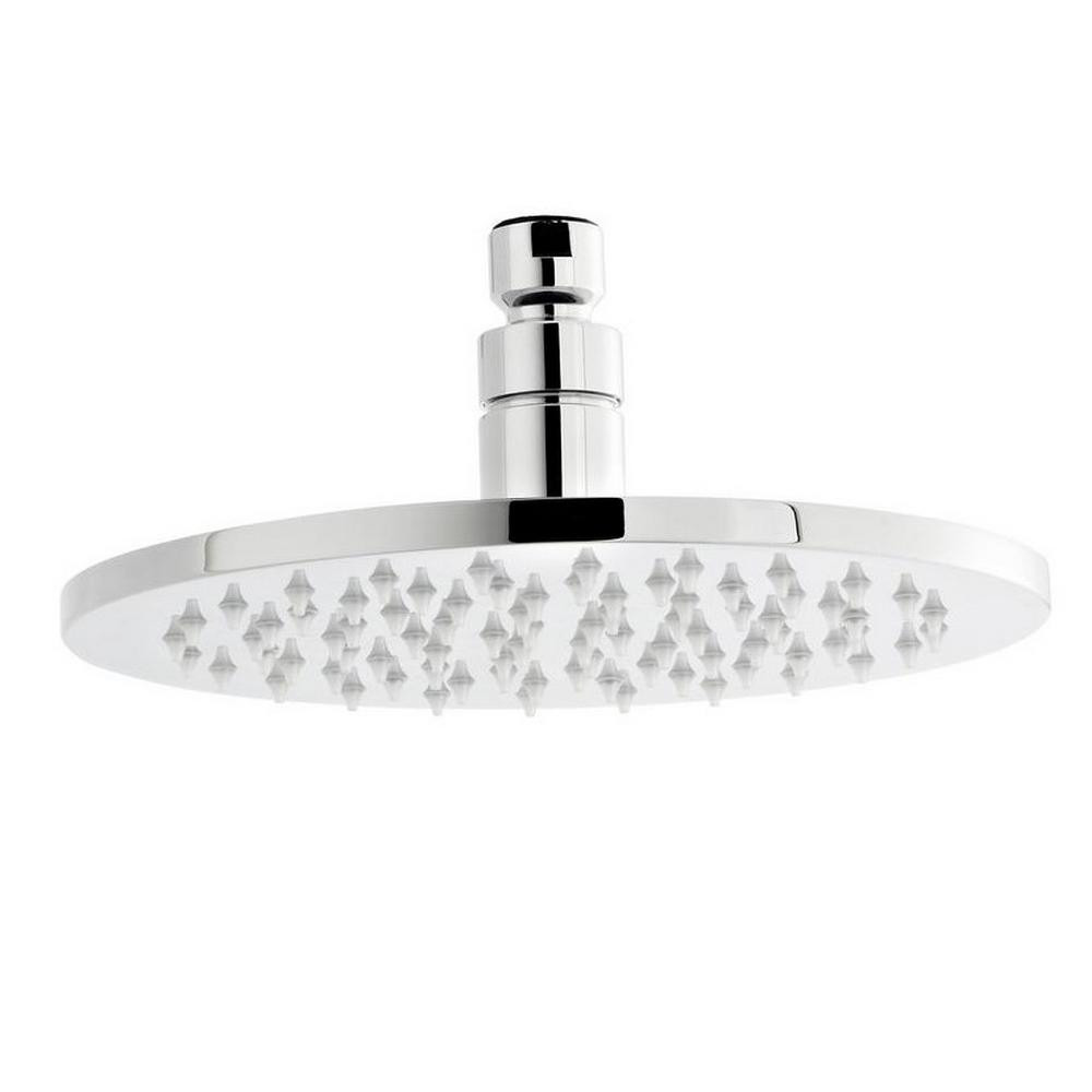 Nuie Round LED 200mm Fixed Shower Head in Chrome (1)