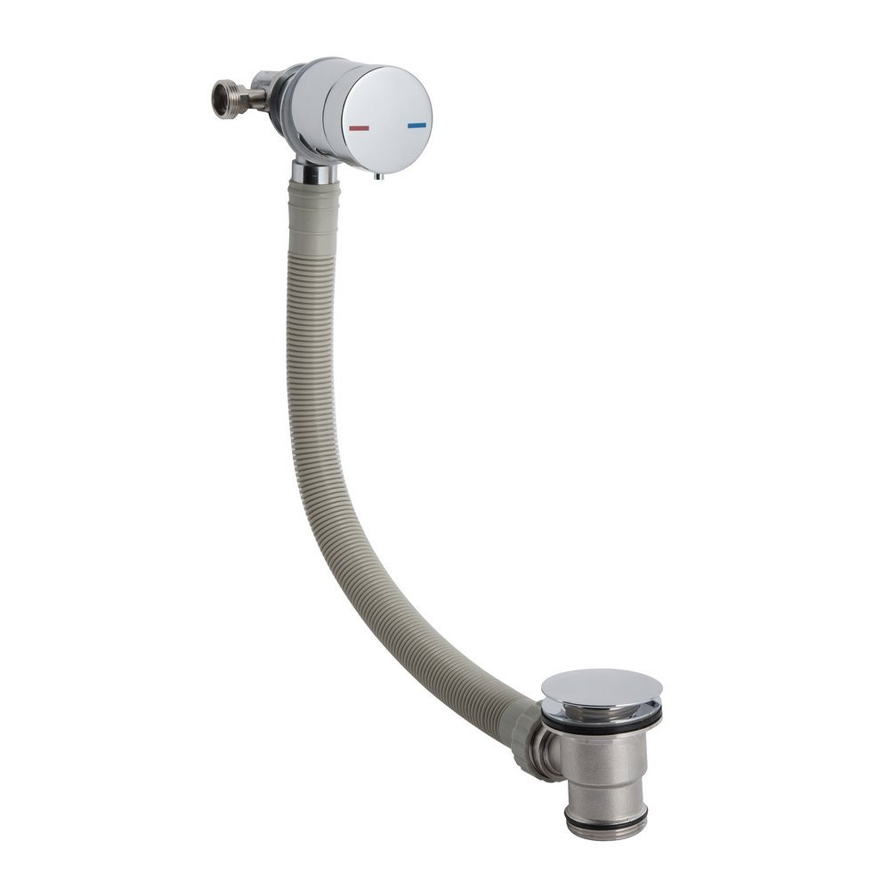 Nuie Round Single Lever Freeflow Bath Filler