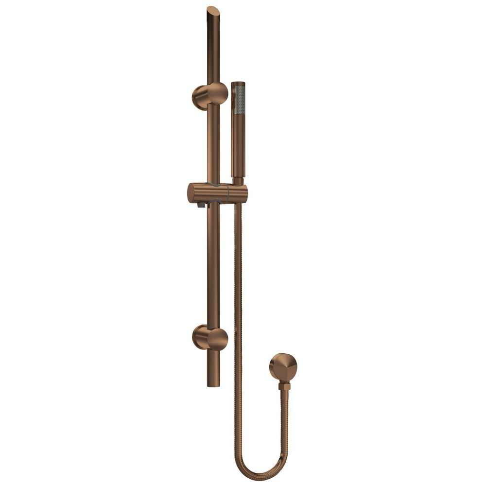 Nuie Rounded Brushed Bronze Slider Rail Kit (1)