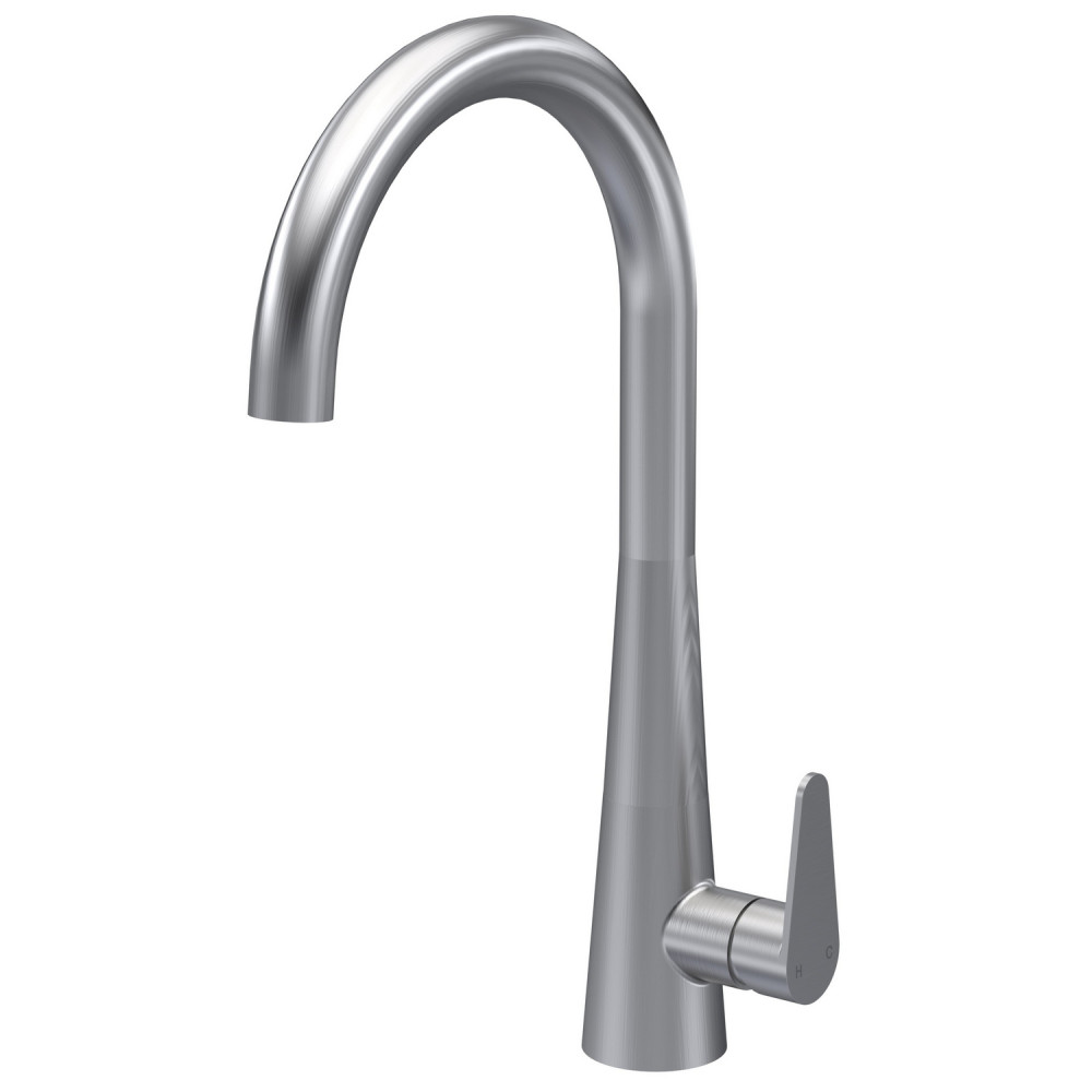Nuie Samir Mono Single Lever Kitchen Tap in Brushed Nickel