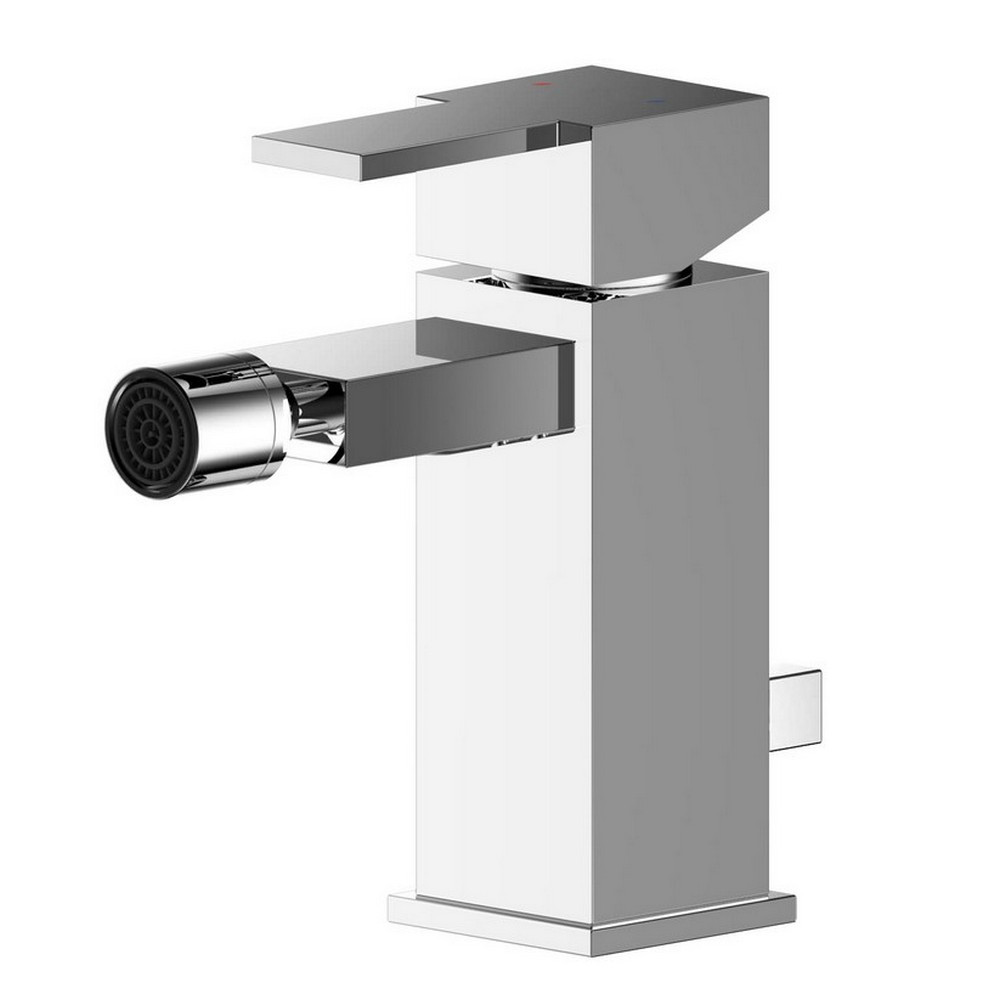Nuie Sanford Chrome Mono Bidet Mixer with Pop Up Waste