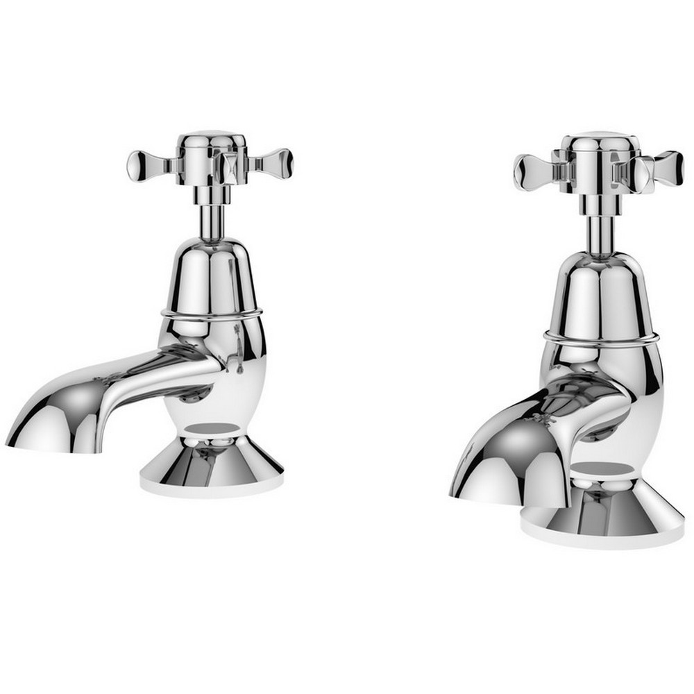 Nuie Selby Traditional Bath Taps Pair