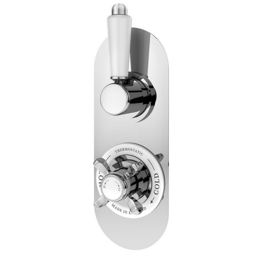 Nuie Selby Traditional Twin Concealed Shower Valve with Diverter (1)