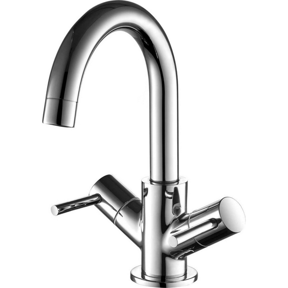 Nuie Series 2 Swivel Spout Mono Basin Mixer with Waste
