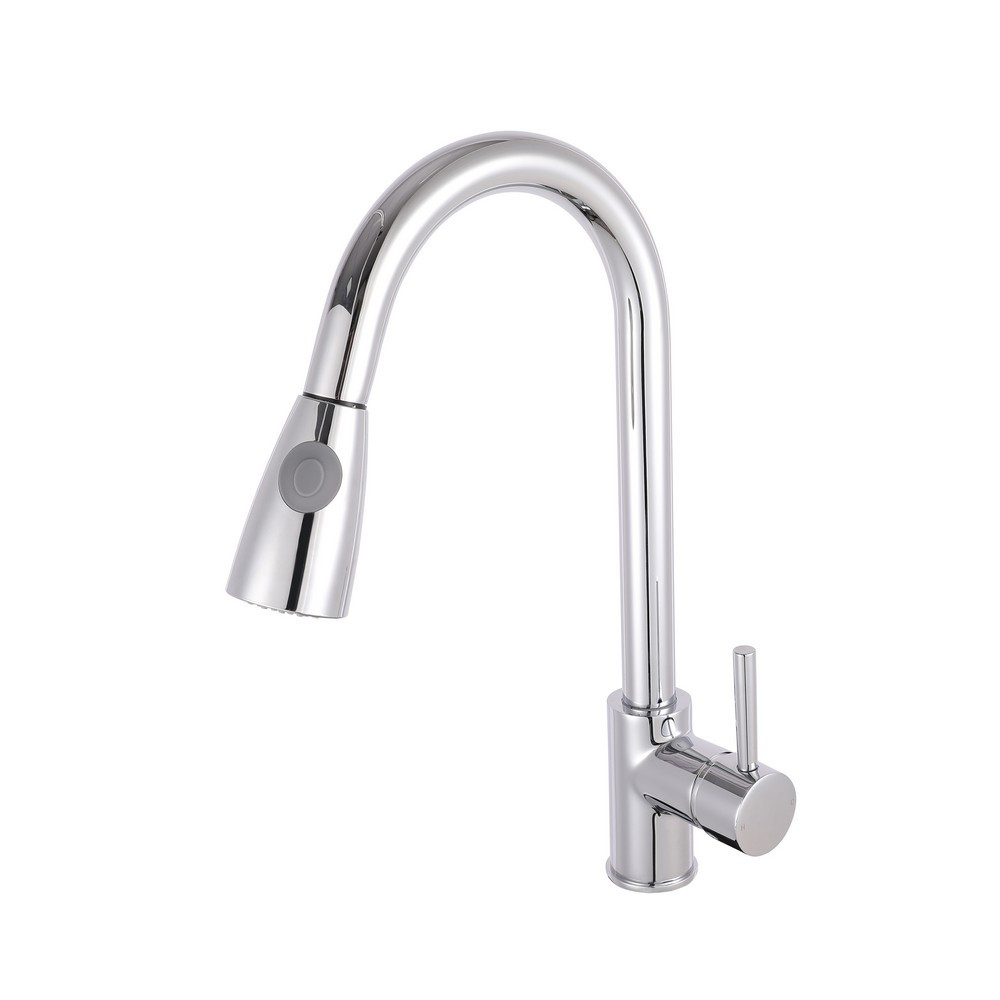 Nuie Side Action Kitchen Tap with Rinser (1)