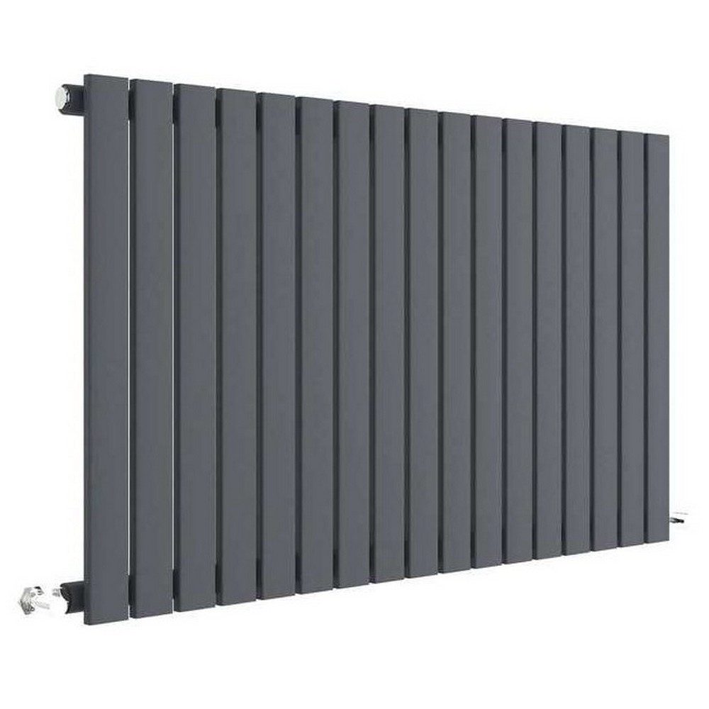 Nuie Sloane Horizontal Anthracite 600 x 992mm Radiator Single Panel
