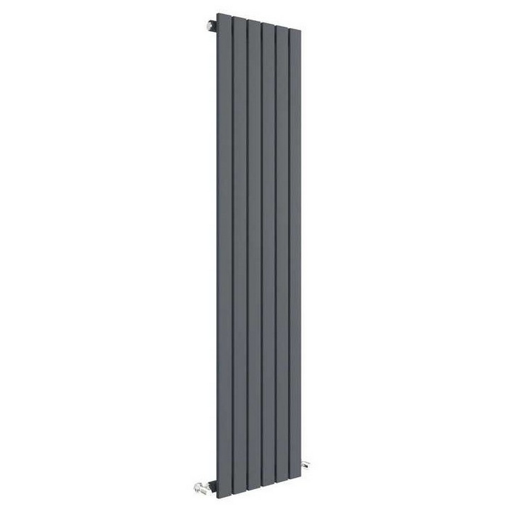 Nuie Sloane Vertical Anthracite 1500 x 354mm Radiator Single Panel
