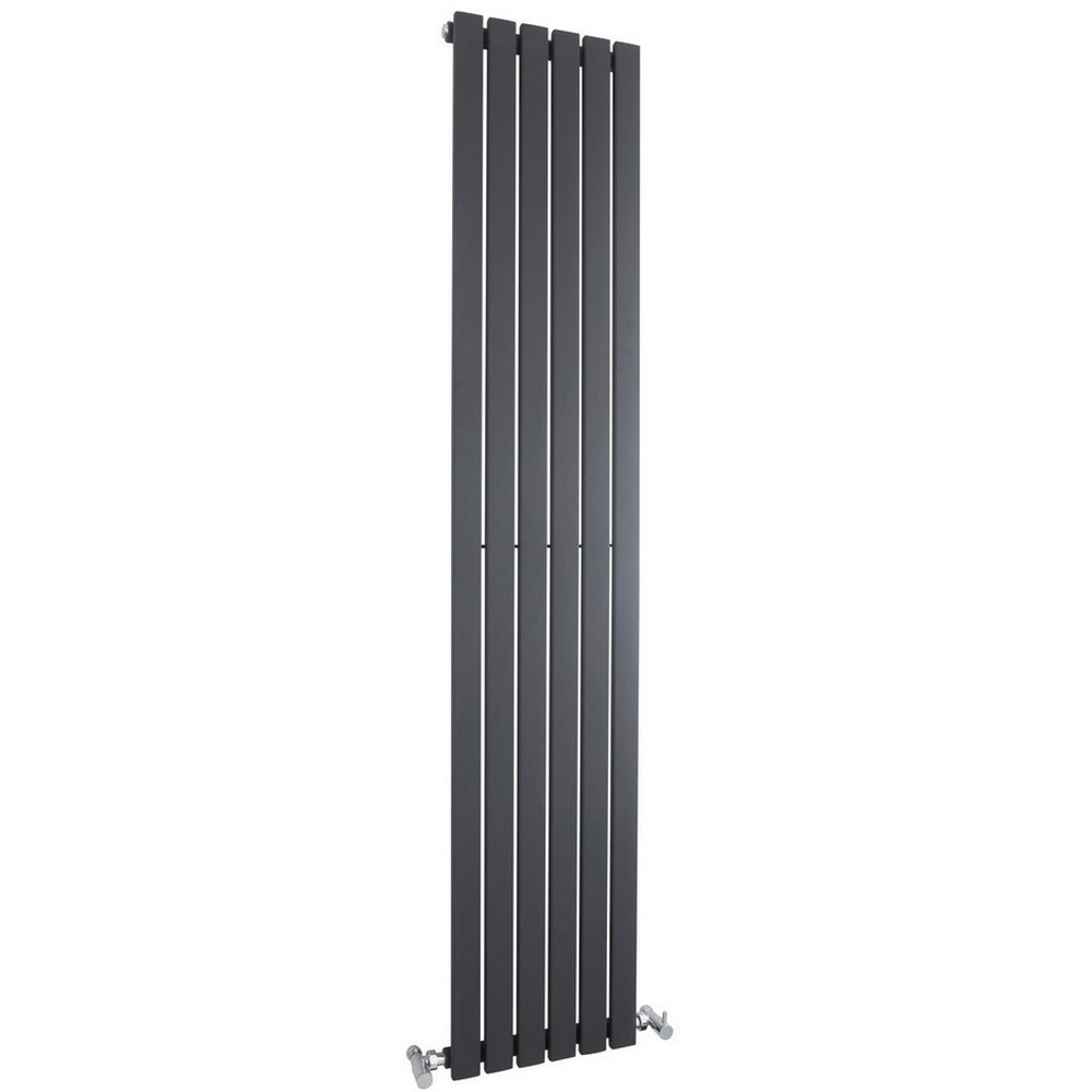 Nuie Sloane Vertical Anthracite 1800 x 354mm Radiator Single Panel