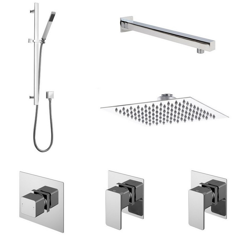 Nuie Spa Windon Two Outlet Bundle with Stop Tap & Diverter (1)