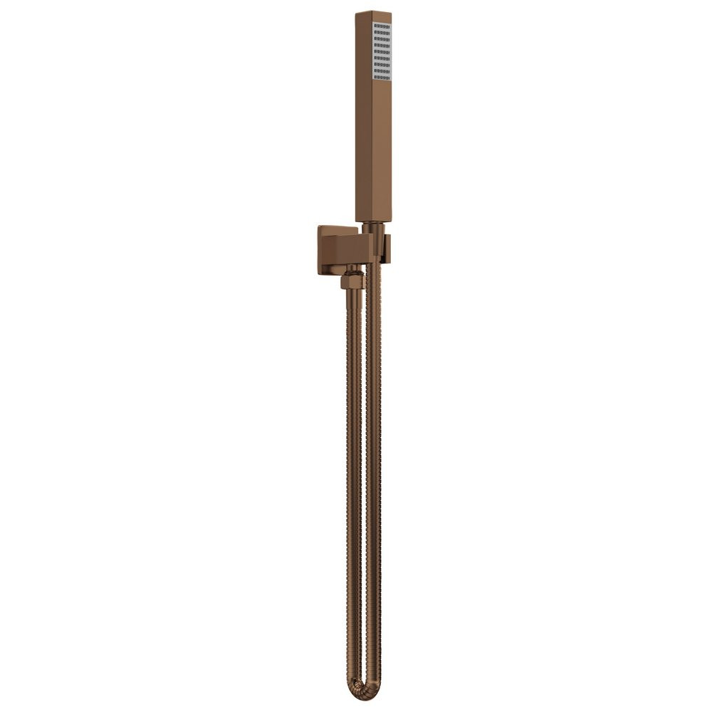 Nuie Square Brushed Bronze Outlet Elbow with Bracket and Kit (1)