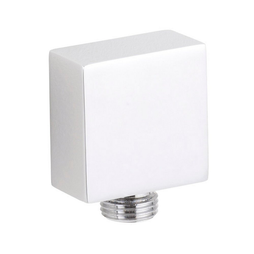 Nuie Square Chrome Outlet Elbow