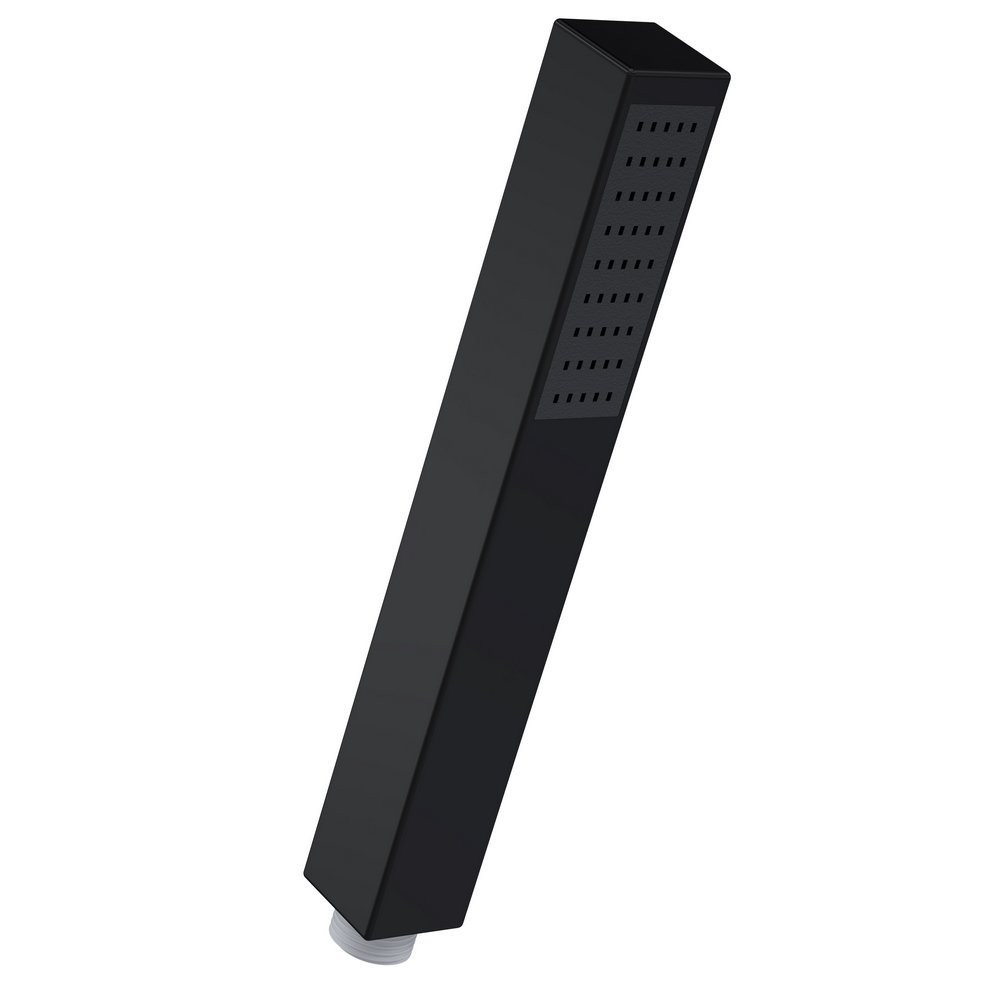Nuie Square Minimalist Matt Black Shower Handset (1)