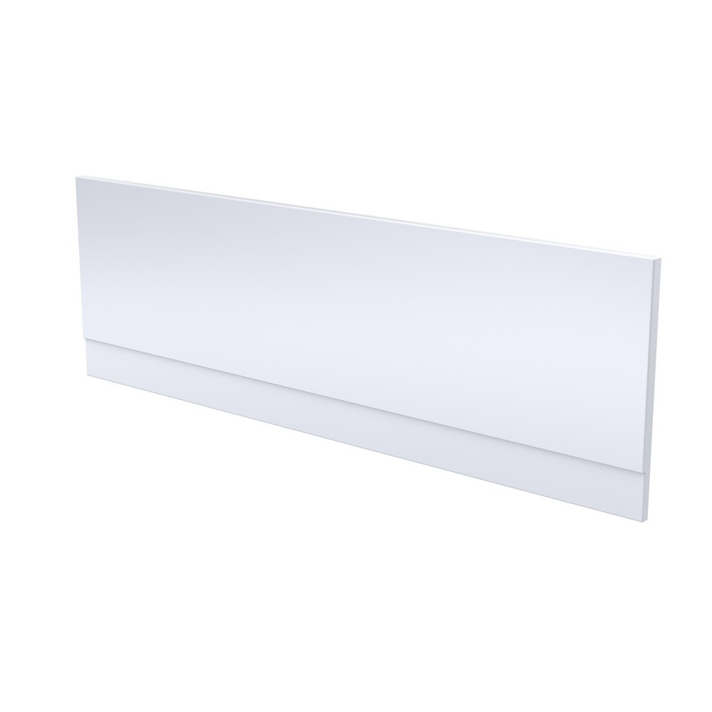 Nuie Standard 1600mm Acrylic White Front Bath Panel