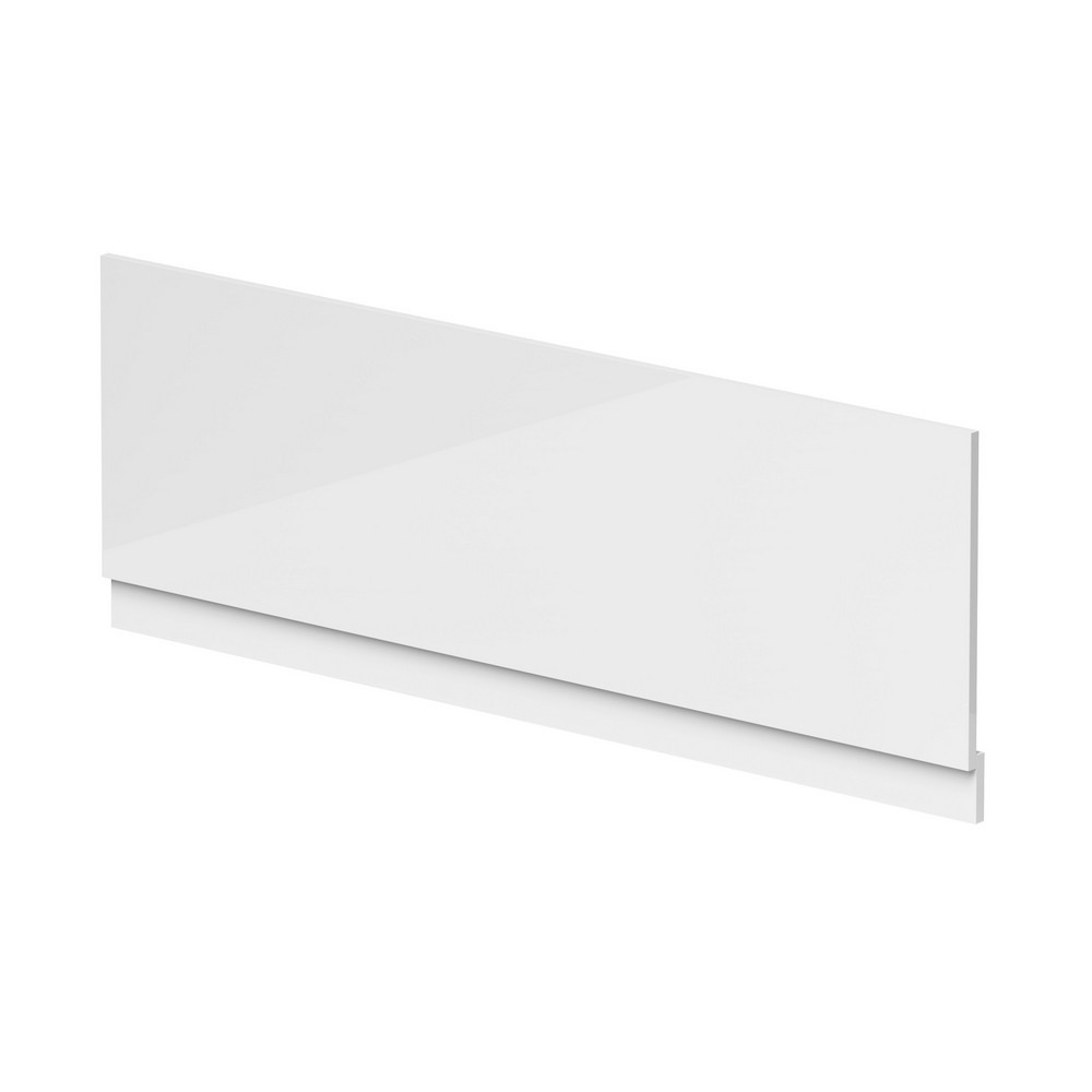 Nuie Standard 1600mm Gloss White Front Bath Panel and Plinth