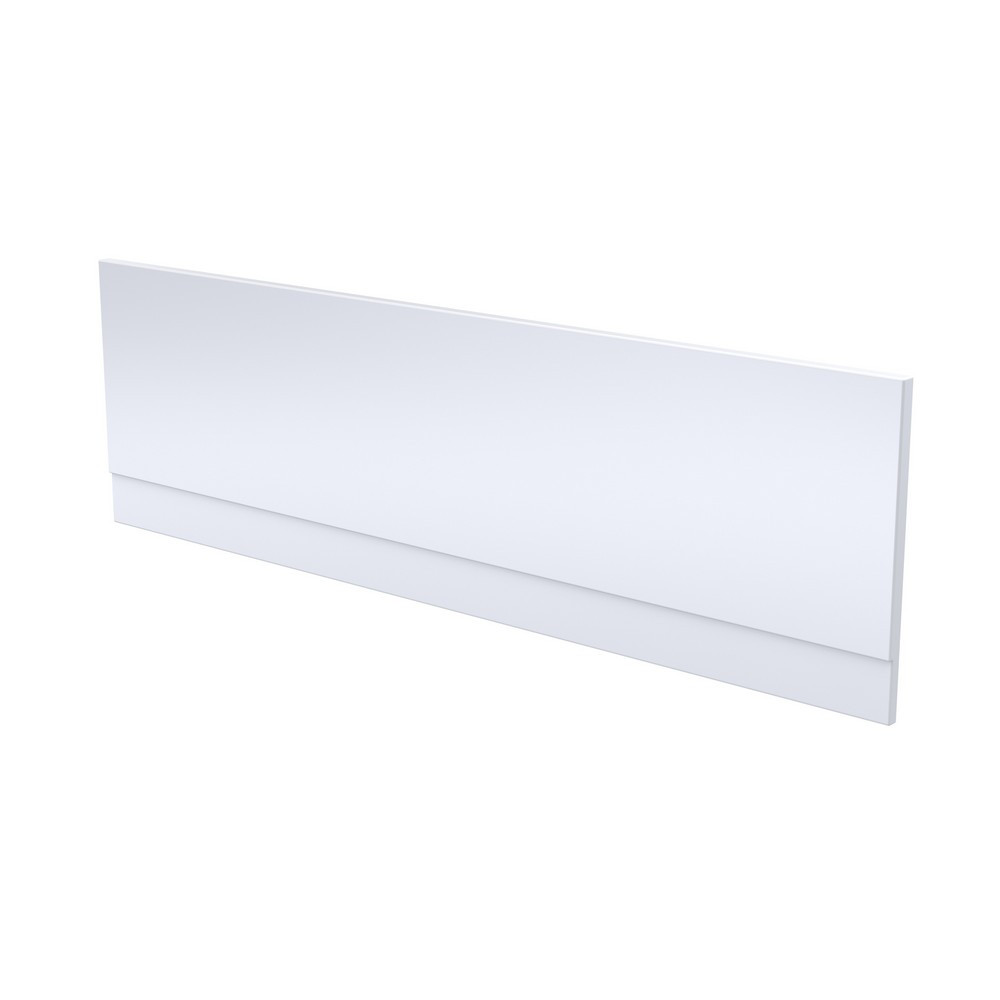 Nuie Standard 1700mm Acrylic White Front Bath Panel