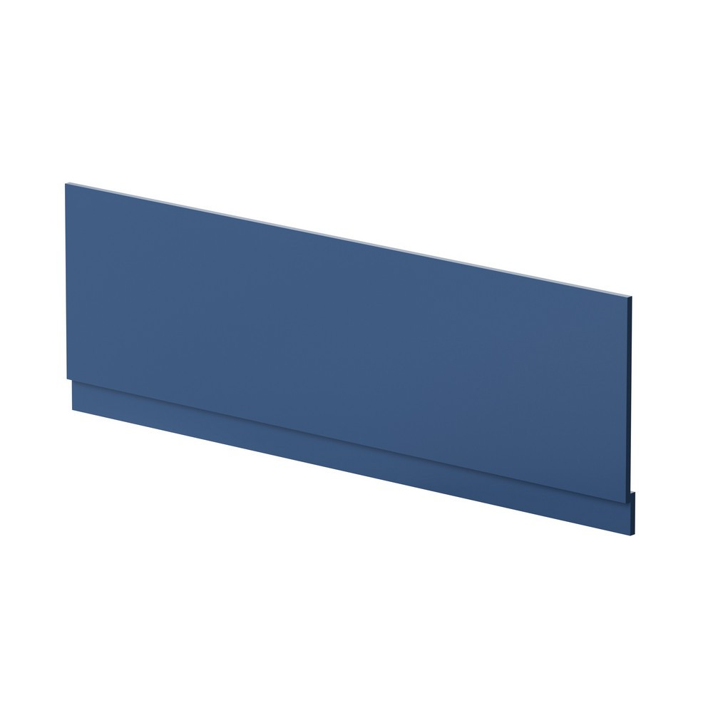 Nuie Standard 1700mm Satin Blue Front Bath Panel and Plinth
