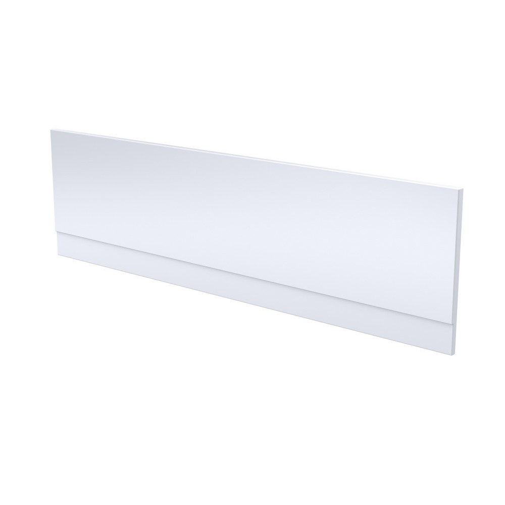 Nuie Standard 1800mm Acrylic White Front Bath Panel