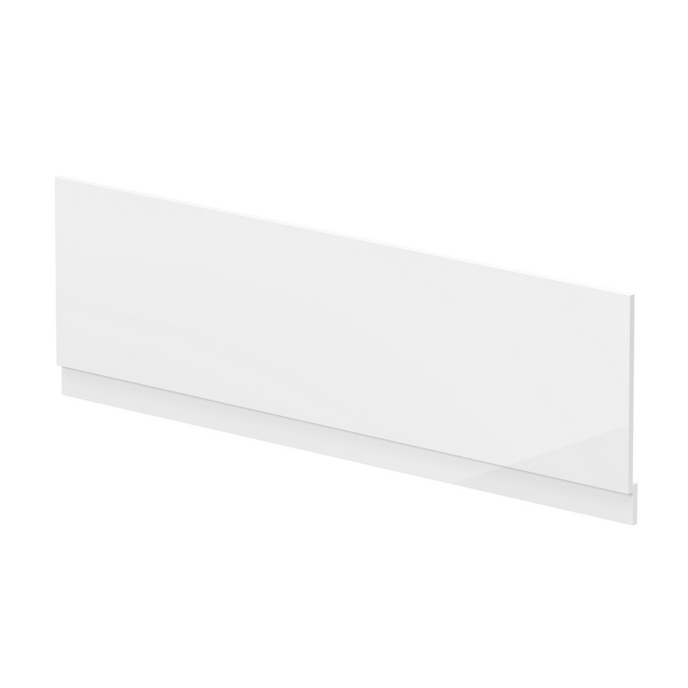 Nuie Standard 1800mm Gloss White Front Bath Panel and Plinth