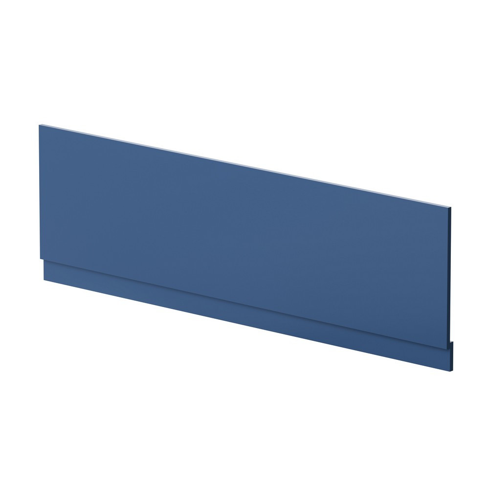 Nuie Standard 1800mm Satin Blue Front Bath Panel and Plinth