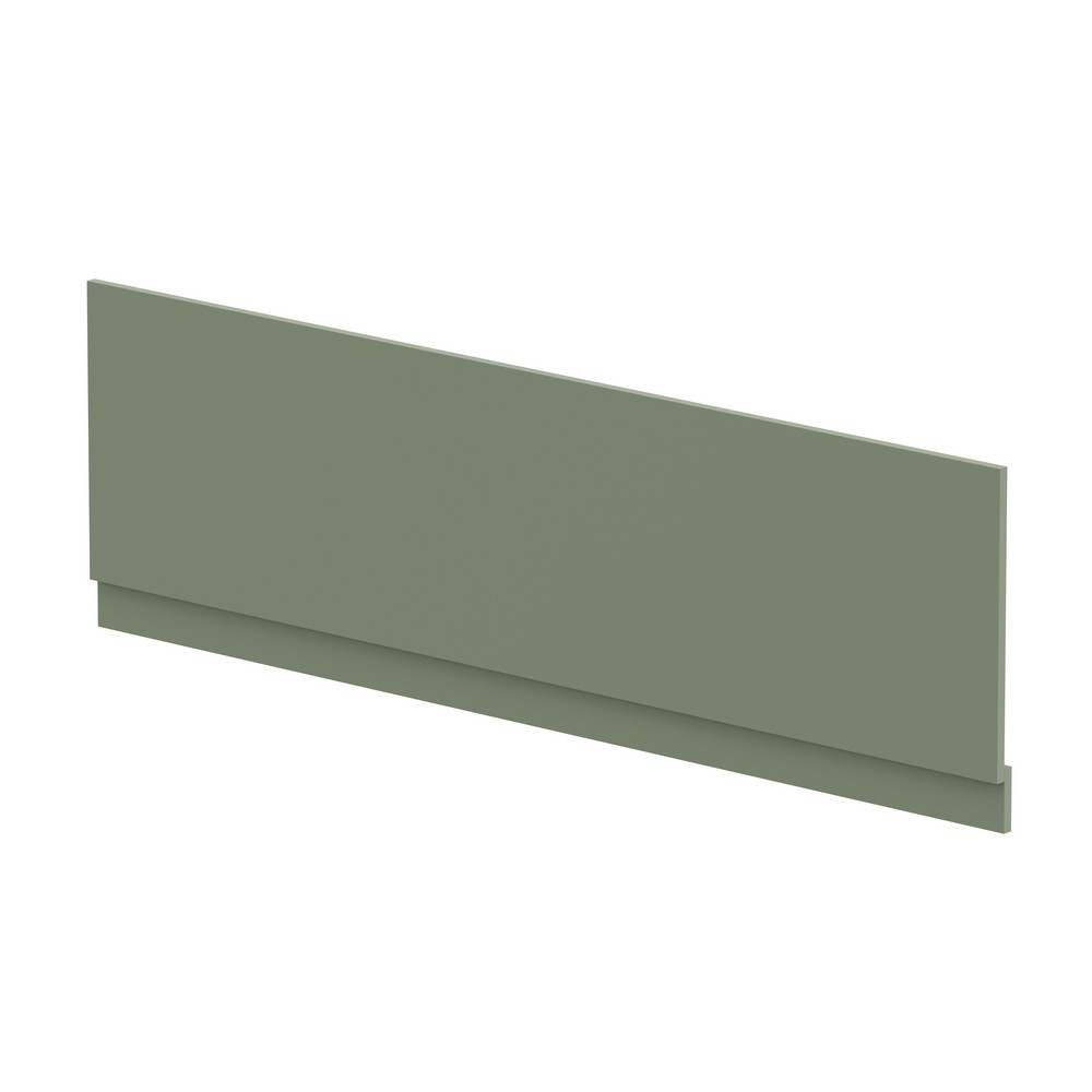 Nuie Standard 1800mm Satin Green Front Bath Panel and Plinth