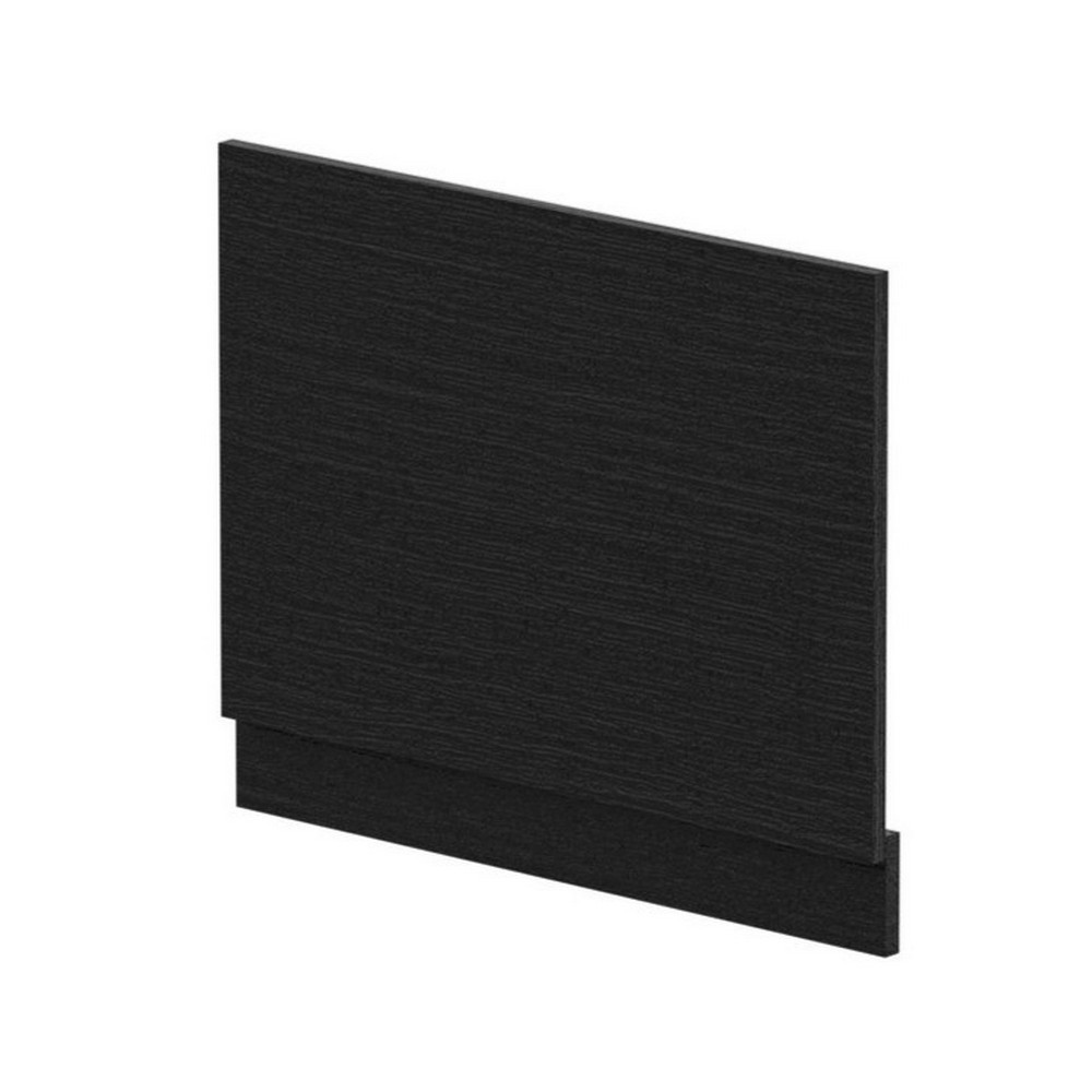 Nuie Standard 700mm Charcoal Black End Bath Panel and Plinth