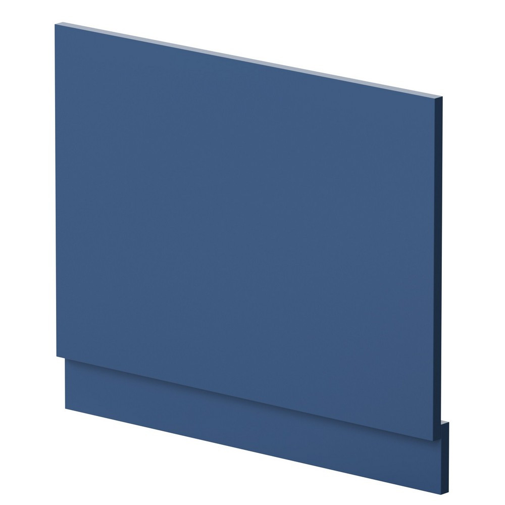 Nuie Standard 700mm Satin Blue End Bath Panel and Plinth