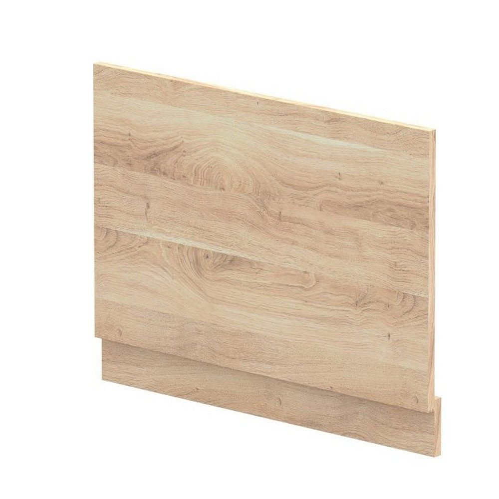 Nuie Standard 750mm Bleached Oak End Bath Panel and Plinth