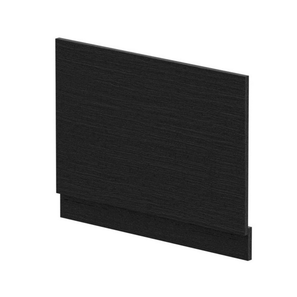 Nuie Standard 750mm Charcoal Black End Bath Panel and Plinth