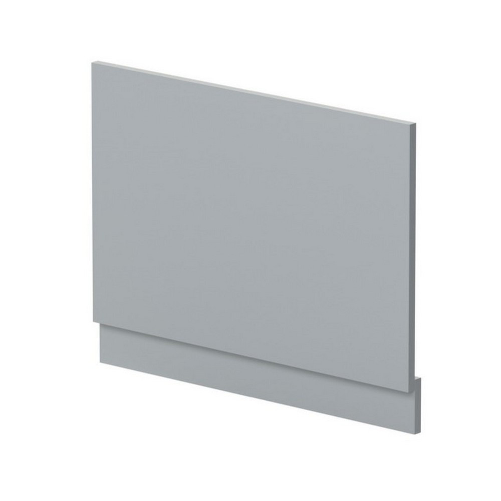 Nuie Standard 750mm Satin Grey End Bath Panel and Plinth