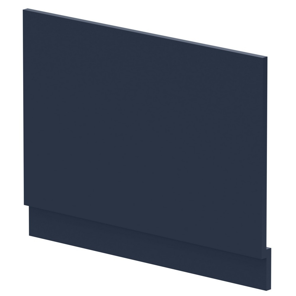 Nuie Standard 750mm Satin Midnight Blue End Bath Panel and Plinth
