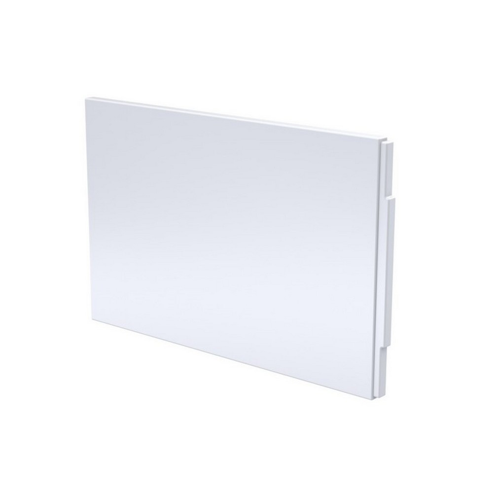 Nuie Standard 800mm Acrylic White End Bath Panel