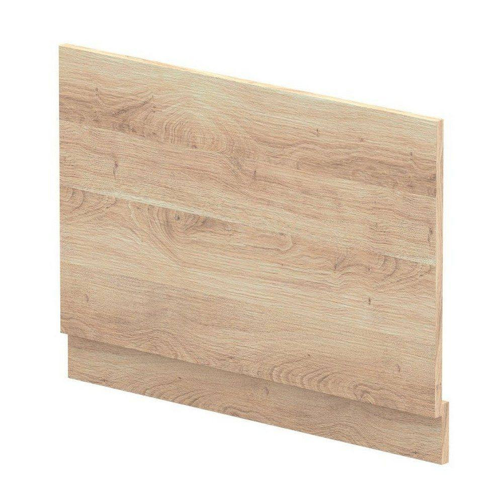 Nuie Standard 800mm Bleached Oak End Bath Panel and Plinth