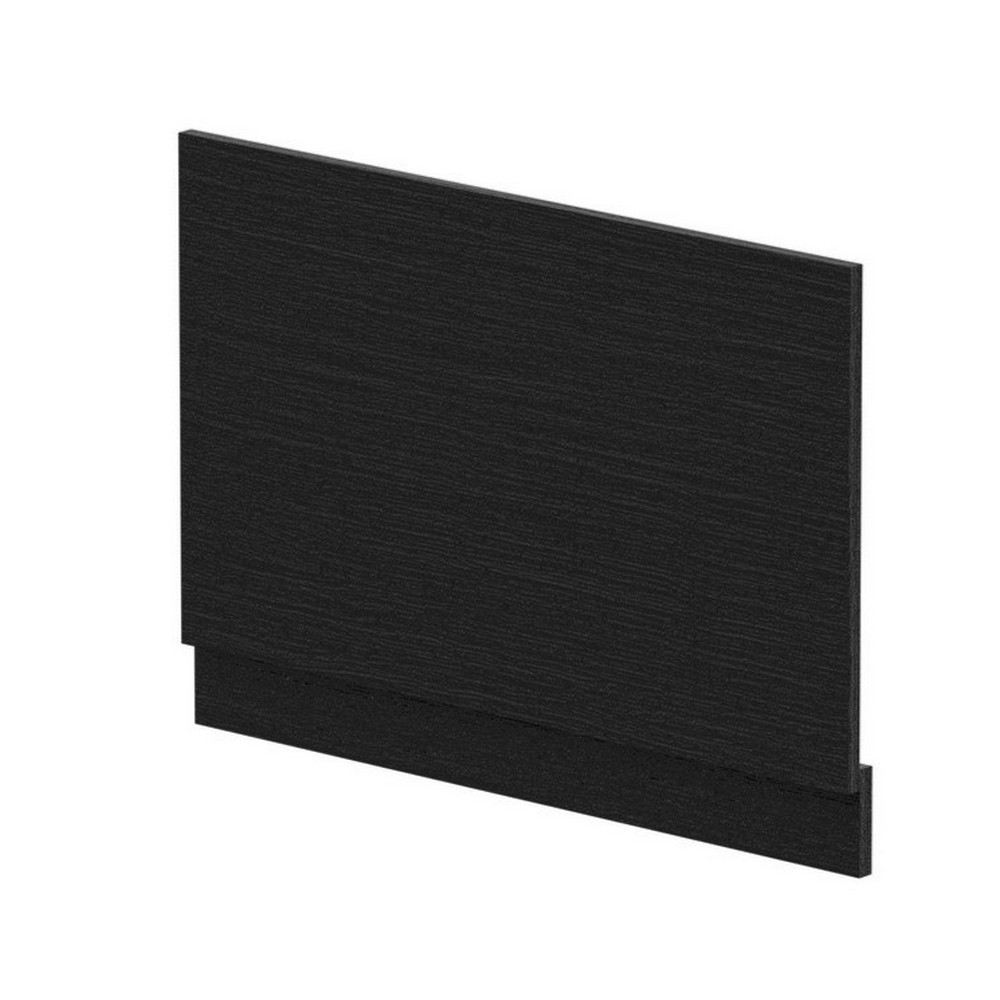 Nuie Standard 800mm Charcoal Black End Bath Panel and Plinth