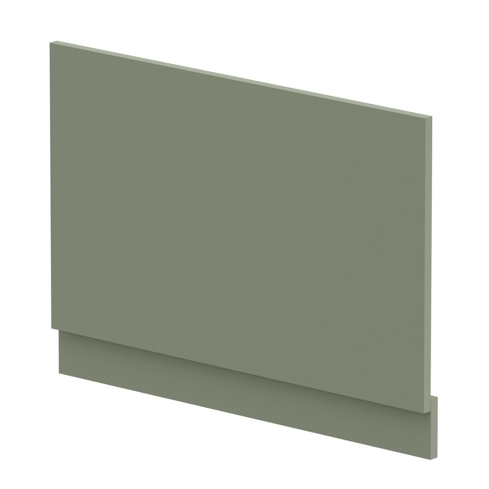 Nuie Standard 800mm Satin Green End Bath Panel and Plinth