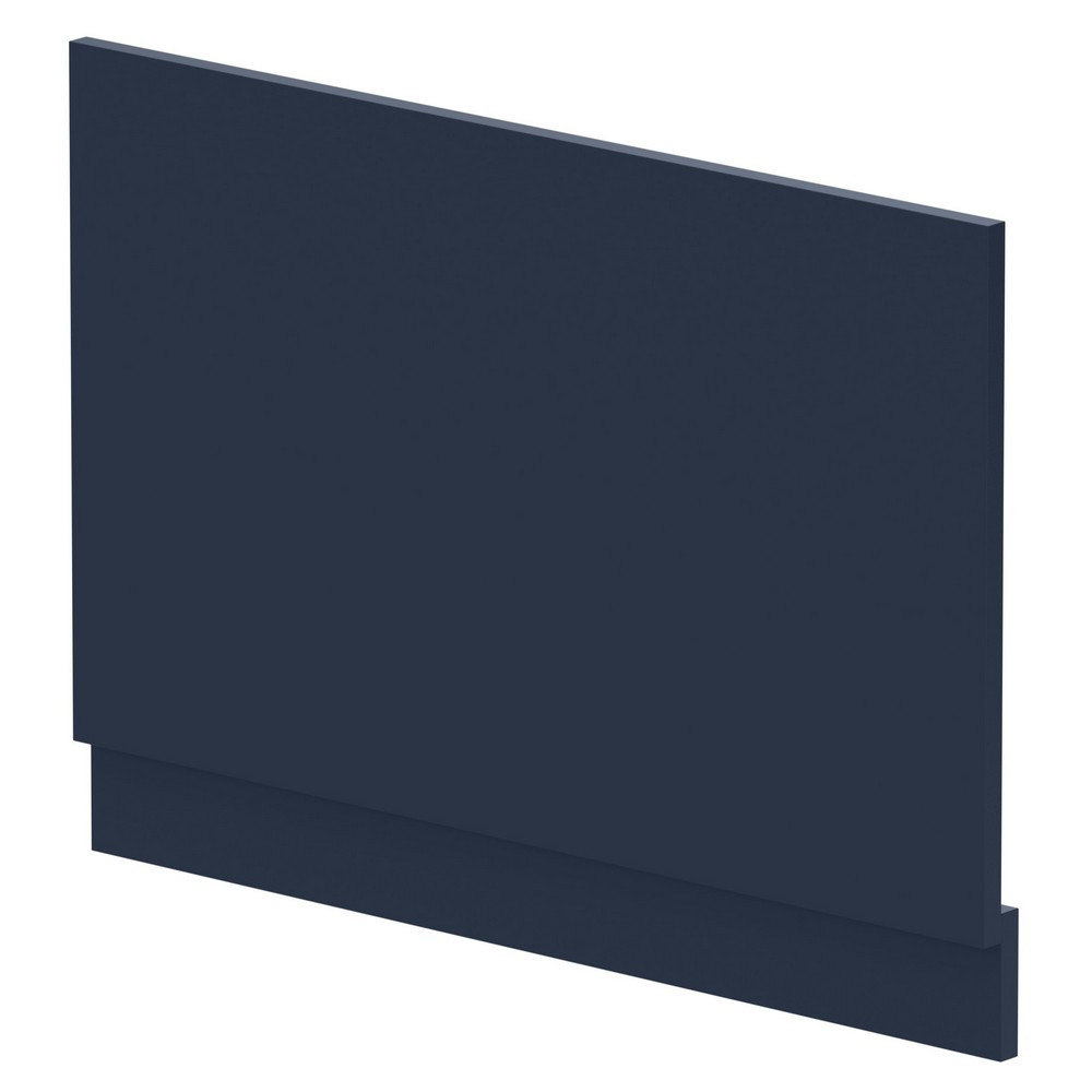 Nuie Standard 800mm Satin Midnight Blue End Bath Panel and Plinth